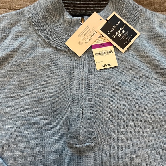 Clubroom /Macy’s Blue Pullover.XXL - Picture 4 of 6